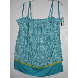 NEW Women Sz 3X Top Sleeveless Cami Stretch Adjustable Straps Lane Bryant 22/24